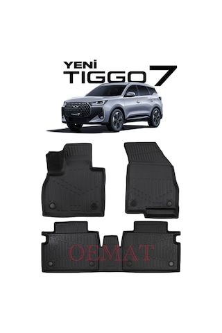 Yeni Tiggo 7 2026 3d Havuzlu Paspas
