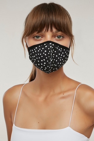 Penti Siyah Desenli Maske M