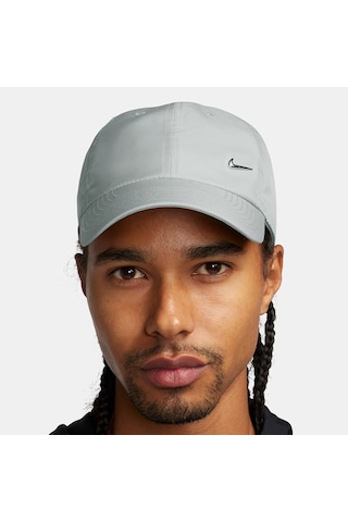 Nike Metal Swoosh Cap Unisex Şapka Fb5372-077 Gri