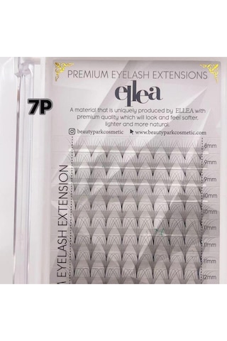 Ellea 7d Çek-bırak Hazır Volüm İpek Kirpik 0.7 D Kıvırım 8-15 Mm