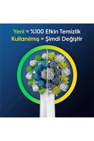 Oral-B Pro Cross Action X-Filament Diş Fırçası Başlığı 2'li