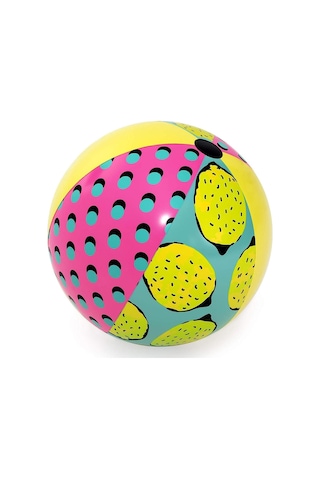 Bestway Retro Baskılı Top 122 Cm Çok Renkli