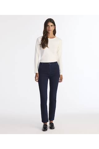 Yargıcı Denim Düz Yüksek Bel Pantolon 25kkpn3042p 484 Lacivert