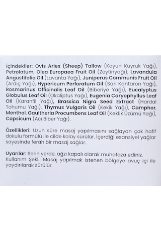 Alaçatı Naturel Kuyruk Yağı Kremi 100 ML