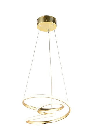 Ld 039 Topsuz Model Gold 3 Renkli Salon Ve Oturma Odası İçin İdeal Alüminyum Avize, 35x70 Gold