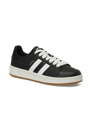 Kinetix College Pu 5pr Siyah Erkek Sneaker Siyah-beyaz