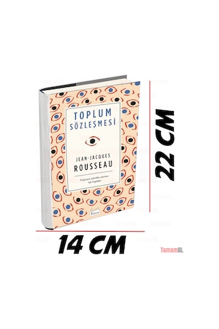 Toplum Sözleşmesi / Rousseau Lüx Bez Ciltli Sert Kapak Klasikler