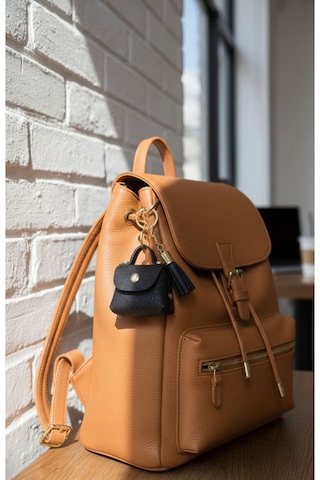 Pololiza Simli Bag Charm Mini Cüzdan / Çok Amaçlı Lüks Anahtarlık Ve Çanta Askı Süsü Çanta Aksesuar Siyah