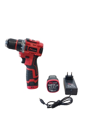 Fk Friko 16.8v 2.0ah Kömürsüz Motor Şarjlı Matkap Vidalama 2 Bataryalı Çantalı Set