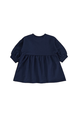 Civil Baby Çiçek Nakışlı Basic 6-18 Ay Elbise - Lacivert Koyu Lacivert