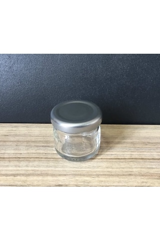 29 Cc Cam Kavanoz - 110 Adet 1 Koli Gümüş Kapak.