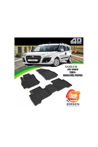 Fiat Doblo Havuzlu Paspas Sahler 2010 2019