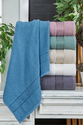Eponj Home 6lı El Havlu Seti 50x85 Ezgi K.mavi-pembe-mint Yeşili- Bej-krem-mor K.mavi-pembe-mint Yeşili-bej-krem-mor