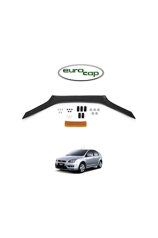 Eurocap Ford Focus Ön Kaput Koruyucu Rüzgarlık 3Mm Abs 2005-08