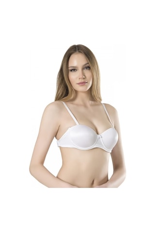 Fabony Bayan Basic Sırtı Şeffaf Boş Cup Desteksiz Sütyen 3021 001