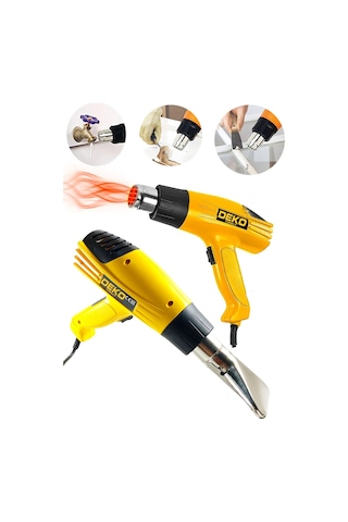 Deko 3700 W Çift Kademeli 900 C° Sıcak Hava Üfleme Tabancası