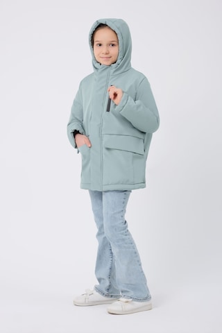 Freemen Kız Çocuk Mint Yeşil Kürklü Su Ve Rüzgar Geçirmez Kapüşonlu 3 Kışlık Mont Mint Yeşil Mint