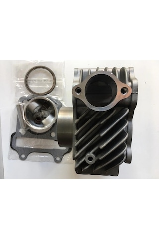 Honda Fizzy 125 Motosiklet Silindir Seti Oem Kalite Metalik Gri