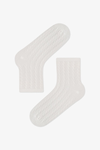 Penti Geometric Jacquard 5li Soket Çorap Kahve