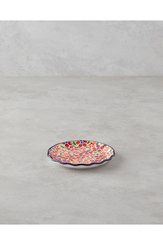 English Home Botanic Stoneware Pasta Tabağı 16 Cm Renkli Çok Renkli