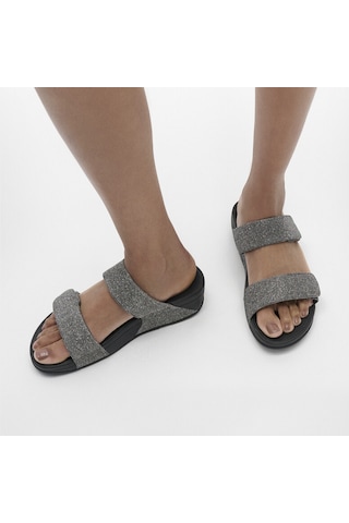 Roncato 054 Pewter Terlik Kadın Diğer Fz9-054 /a94 Fitflop Lulu Adjustable Shimmerlux Slides Pembe