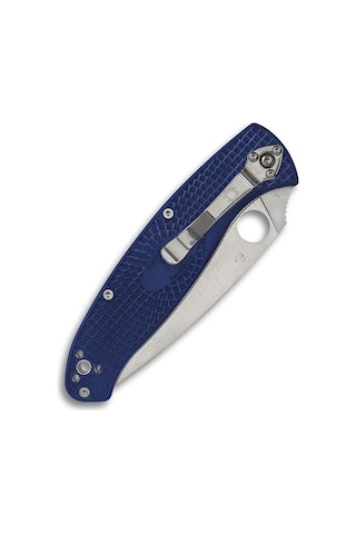 Spyderco Resilience Blue Lightweight Cpm S35vn Combinationedge Kamp Çakı Mavi