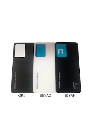 General Mobile Gm 24 Pro G514 Arka Kapak Pil Kapağı 3 Renk Beyaz