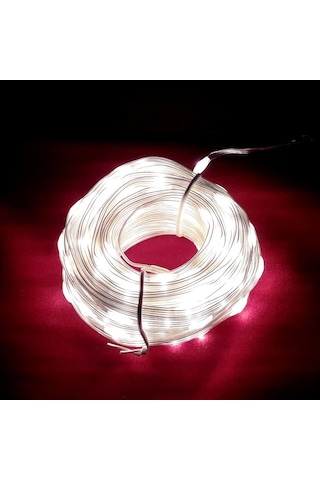 Yılbaşı Ağacı Işığı Noel Işığı 10 Metre Gün Işığı Led Işık 100 Dökme Led Işıklı İç Dış Su Geçirmez Gün Işığı