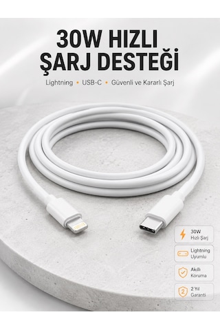 Ios Tüm Serilerle Uyumlu 30w Hızlı Şarj Aleti 11 12 13 14/pro Max Mini Plus Aklby-bsva58 Standart