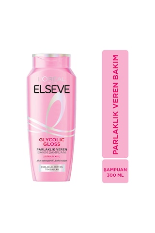 Elseve L'oreal Paris Elseve Glycolic Gloss Parlaklık Veren Bakım Şampuanı 300 Ml