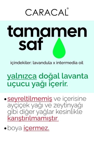 Caracal Saf Lavanta Uçucu Yağı Doğal Lavanta Yağı 30 ML