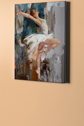 Webstyle Sayılarla Boyama Seti Kasnaklı Tutkulu Balerin 60 X 75 Cm