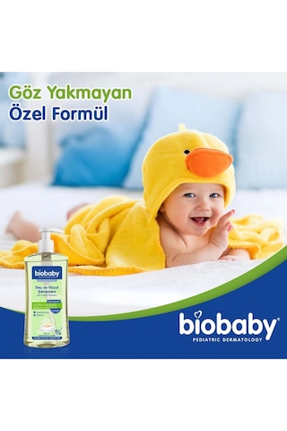 Biobaby Ultra Hassas Saç Ve Vücut Şampuanı 500 ml Prebiyotik Alman Papatyası - Organik Içerik