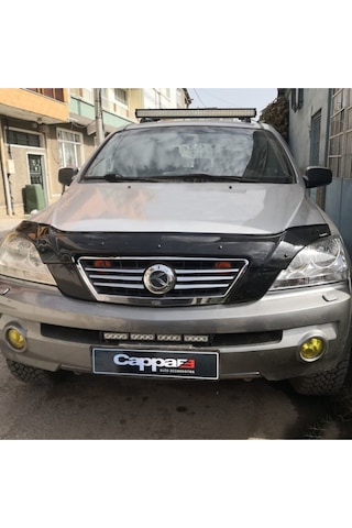 Cappafe Kıa Sorento Ön Kaput Koruyucu Rüzgarlık Eki Abs 2 Prç 2002-2006
