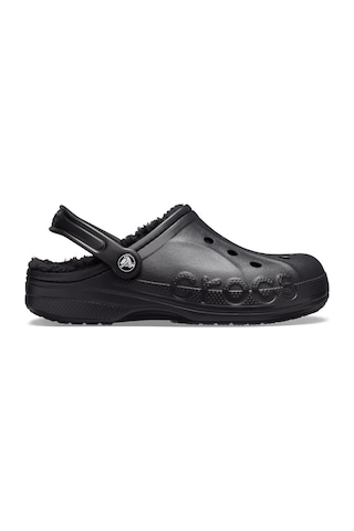 Crocs Baya Lined Clog Kadın Terlik Siyah