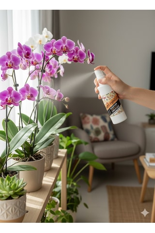 Bykurt Anti Fungus 200 Ml Orkide Ve Yeşil Bitkiler İçin Bitkisel Mantar Önleyici Sprey 200 ML
