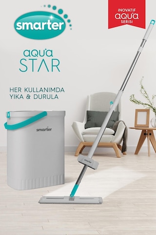 Smarter Aqua Star Temizlik Seti + Yedek Tablet Mop Paspas