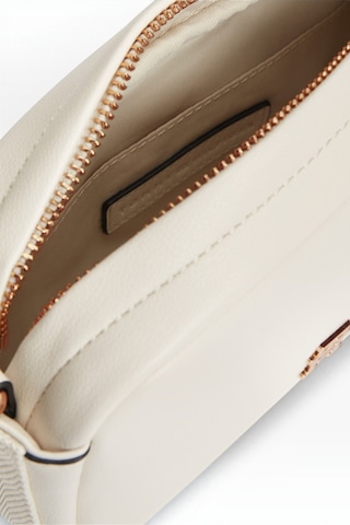 Tommy Hilfiger Th Logotape Camera Bag Kadın Bej Çanta - Aw0aw18741
