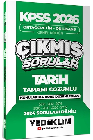 Yediiklim Kpss 2026 Ortaöğretim Önlisans Tarih Konularına Göre Çıkmış Sorular 2024 Soruları Dahil Yediiklim Kpss 2026 Ortaöğretim Önlisans Tarih Konularına Göre Çıkmış Sorular 2024 Soruları Dahil