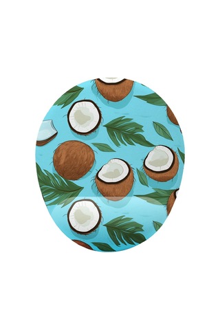 Hindistan Çevizli Desenli Bilek Destekli Mouse Pad