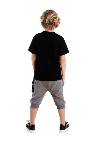 Denokids Mshb&g Bisiklet Erkek Çocuk T-shirt Kapri Şort Takım Çok Renkli