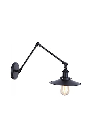 Mylight Retro Üç Mafsallı Aplik Metal Siyah Siyah