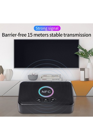 Lemestar "bluetooth 5.0 Nfc Alıcı - Kablosuz Ses Adaptörü, Aux/rca Çıkışlı, Usb Müzik Çalar, Hoparlör Ve Kulaklıklar İçin"