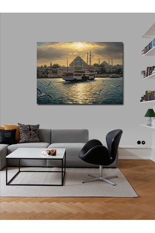 Kanvas Tablo İstanbul Un Gün Batımı