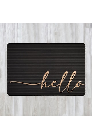 Evaşk Kapı Önü Paspası Vinil Kaymaz Tabanlı 40 X 60 Uvrub084