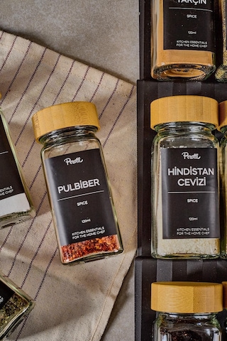 Perotti 12 Li Raul Bambu Baharatlık Kare 16777 Şeffaf