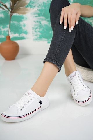 U.s. Polo Assn. Penelope 3fx Beyaz Kadın Sneakers-beyaz Beyaz