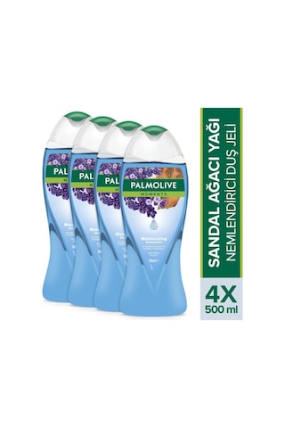 Palmolive Moments Duş Jeli Nemlendirici Sandal Ağacı 4 x 500 ML Palmolive Moments Duş Jeli Nemlendirici Sandal Ağacı 4 x 500 ML