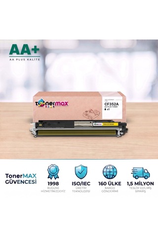 Hp 130a Cf352a Sarı Uyumlu Toner Aa Plus / Color Laserjet Pro Mfp M176 / M177