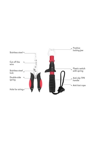 Fastbuy Paslanmaz Çelik Balık Tutucu Kesici Kavrama Pensesi N11.5994 - Yüksek Kalite Balıkçılık Ekipmanı